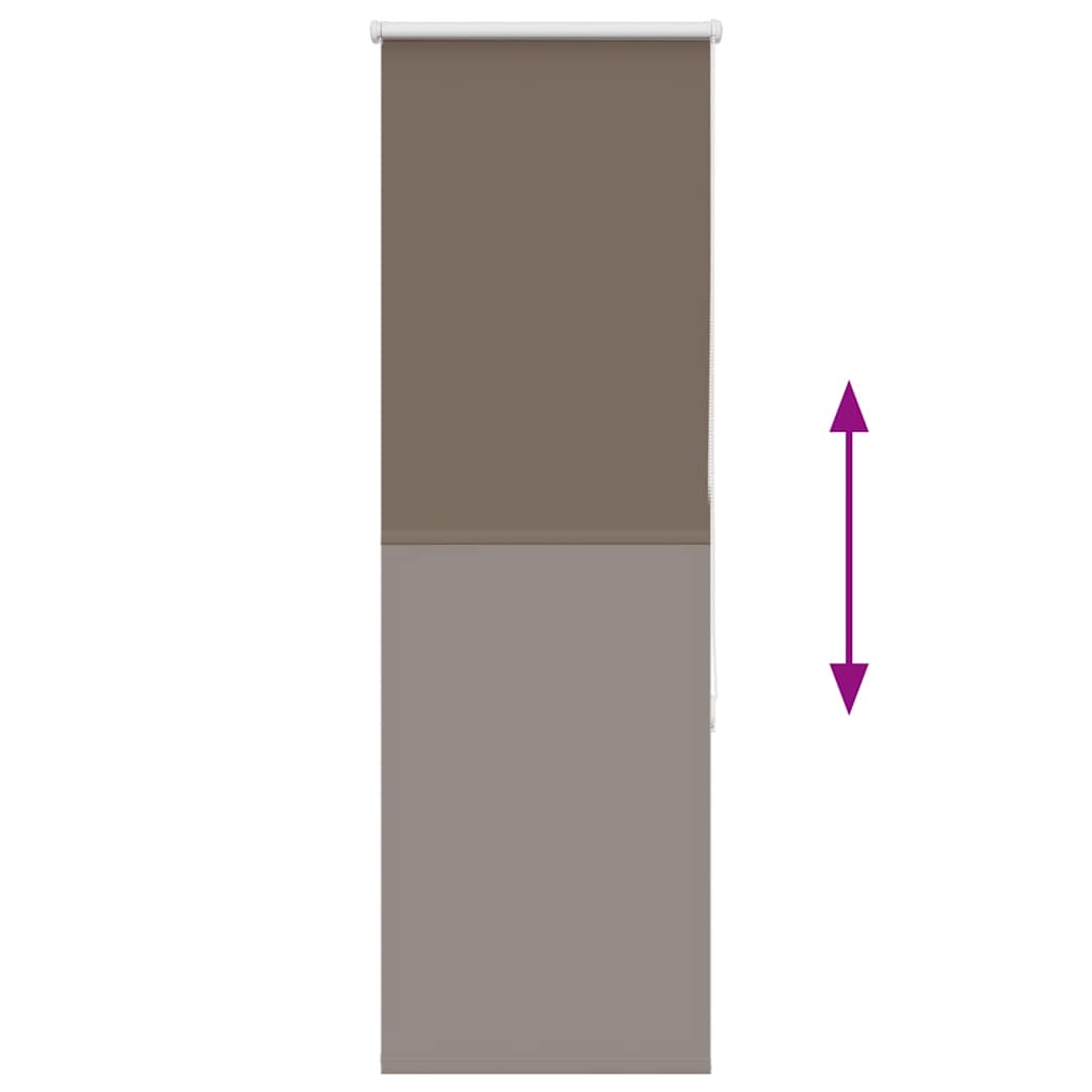 Jaluzea cu role opace cafea 45x175 cm lățime țesătură 40,7 cm GartenMobel Dekor