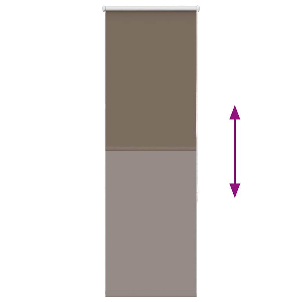 Jaluzea cu role opace cafea 50x175 cm lățime țesătură 45,7 cm GartenMobel Dekor