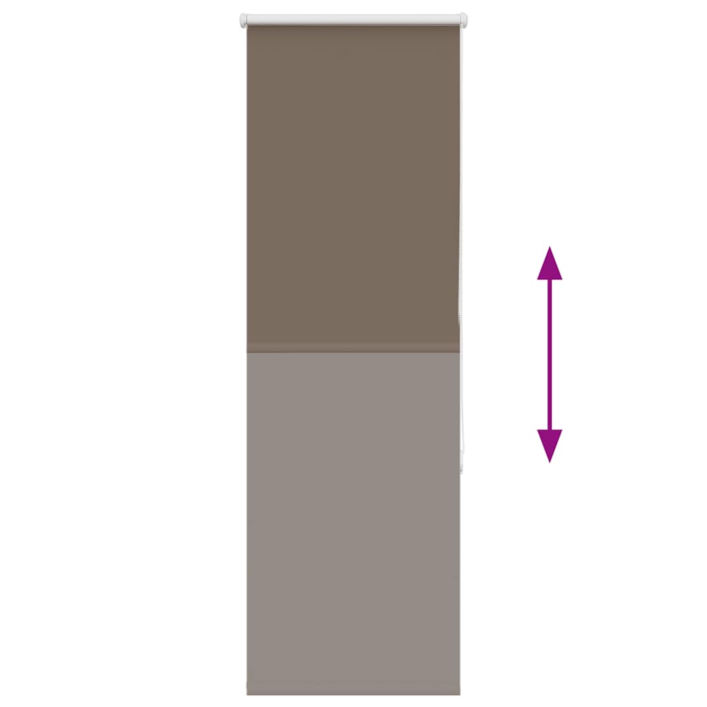 Jaluzea cu role opace cafea 55x175 cm lățime țesătură 50,7 cm GartenMobel Dekor
