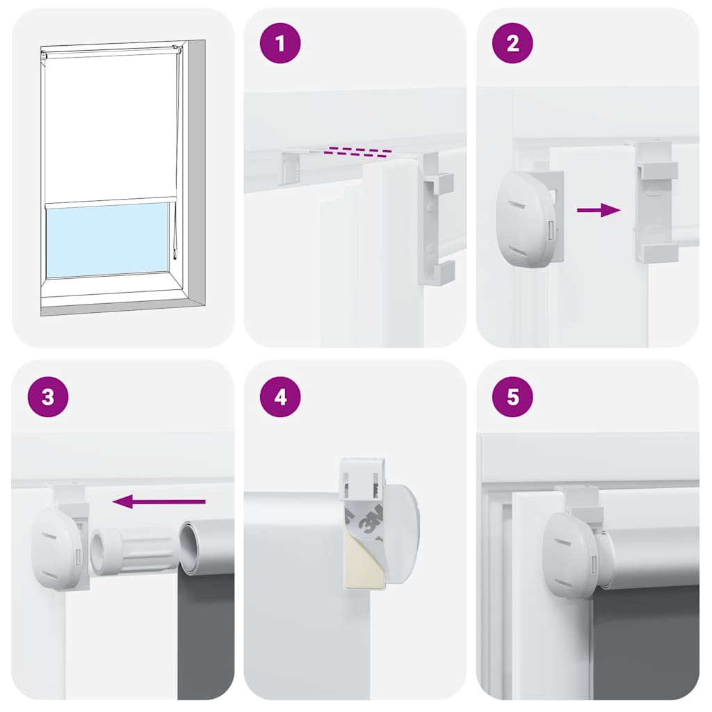 Jaluzea cu role opace cafea 65x230 cm lățime material 60,7 cm GartenMobel Dekor