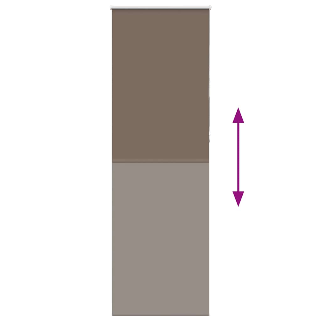 Jaluzea cu role opace cafea 70x210 cm lățime material 65,7 cm GartenMobel Dekor