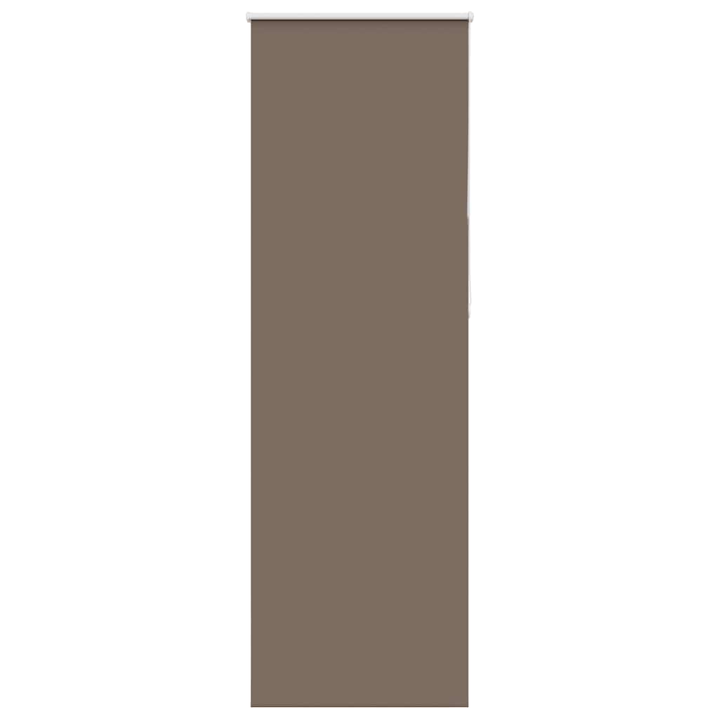 Jaluzea cu role opace cafea 75x230 cm lățime țesătură 70,7 cm GartenMobel Dekor