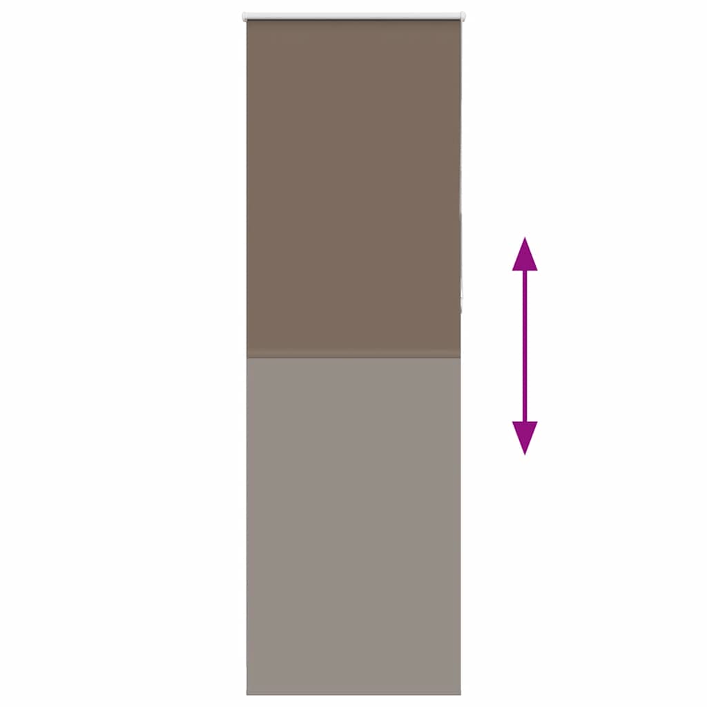 Jaluzea cu role opace cafea 85x210 cm lățime țesătură 80,7 cm GartenMobel Dekor