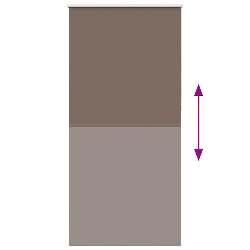 Jaluzea cu role opace cafea 90x230 cm lățime țesătură 85,7 cm GartenMobel Dekor