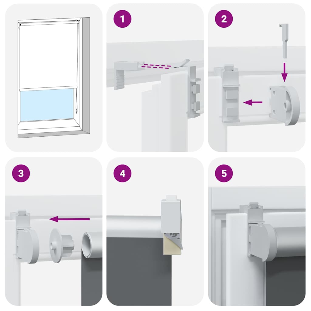 Jaluzea cu role opace 155x210 cm Lățime material 151,6 cm GartenMobel Dekor