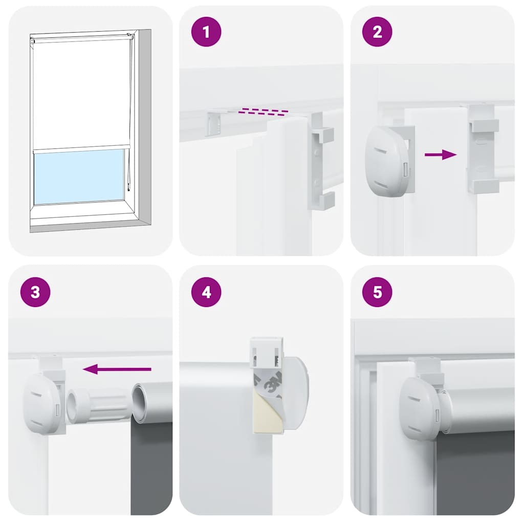 Jaluzea cu role opace Ivoar 60x175 cm lățime material 55,7 cm GartenMobel Dekor