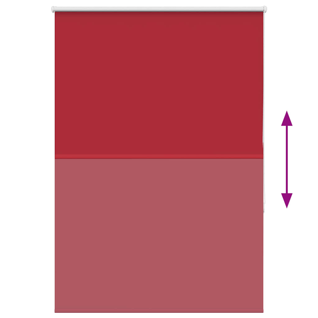 Jaluzea cu role opace Roșu 115x130 cm Lățime material 110,7 cm GartenMobel Dekor