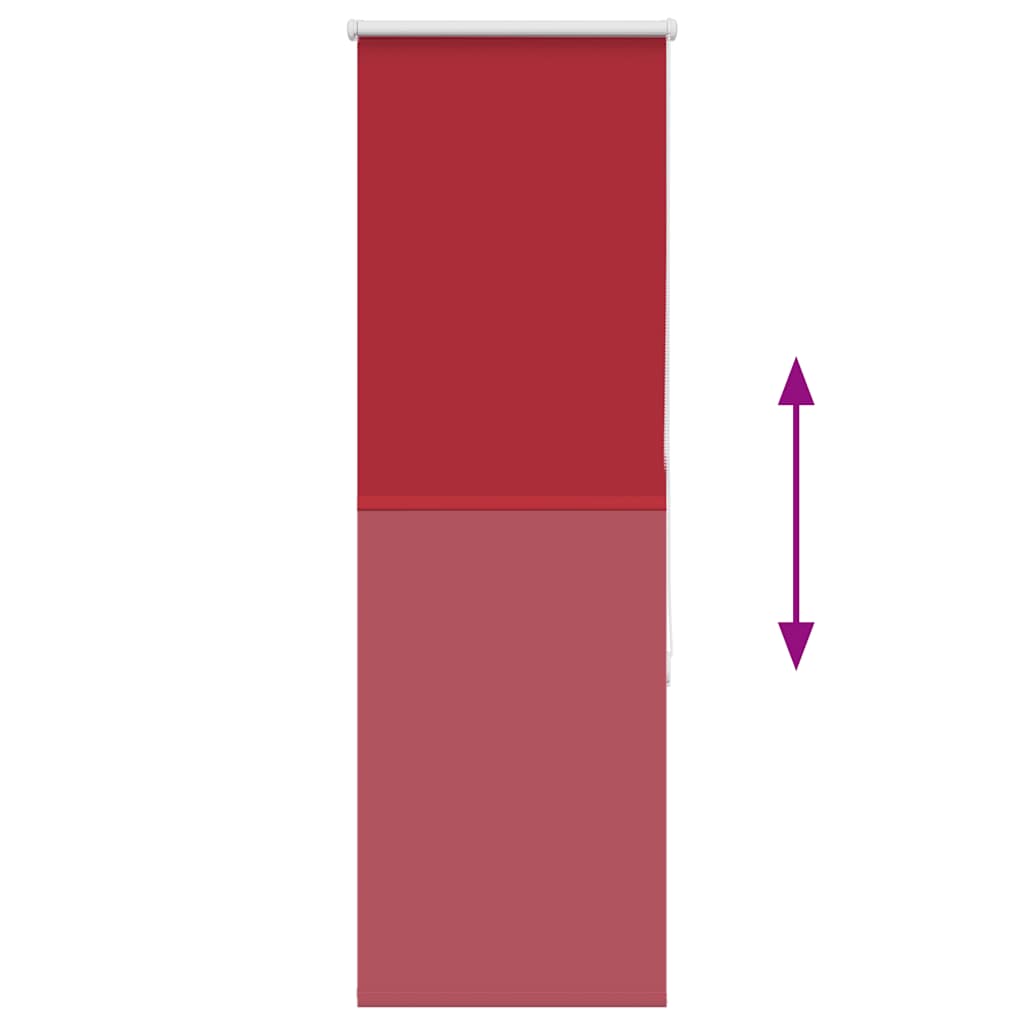 Jaluzea cu role opace Roșu 55x130 cm lățime material 50,7 cm GartenMobel Dekor