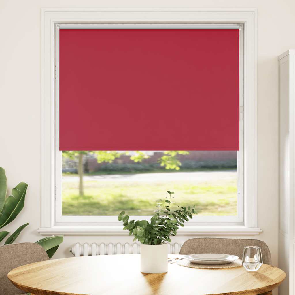 Jaluzea cu role opace Roșu 90x150 cm Lățime material 85,7 cm GartenMobel Dekor