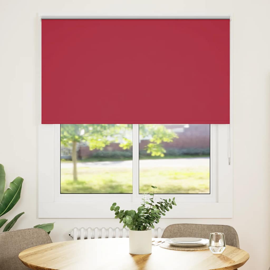 Jaluzea cu role opace Roșu 125x175 cm lățime material 121,6 cm GartenMobel Dekor