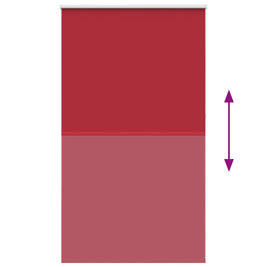 Jaluzea cu role opace Roșu 125x210 cm lățime material 121,6 cm GartenMobel Dekor