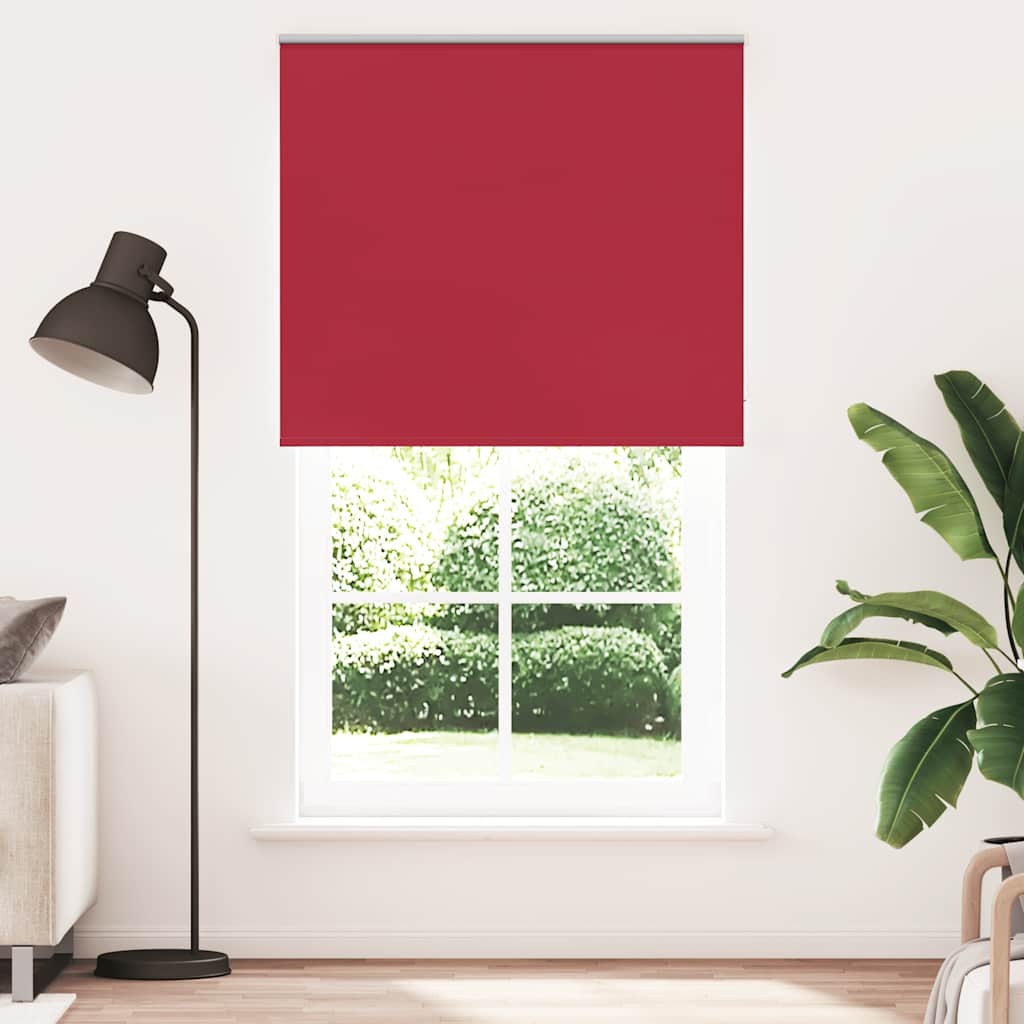 Jaluzea cu role opace Roșu 140x230 cm Lățime material 136,6 cm GartenMobel Dekor