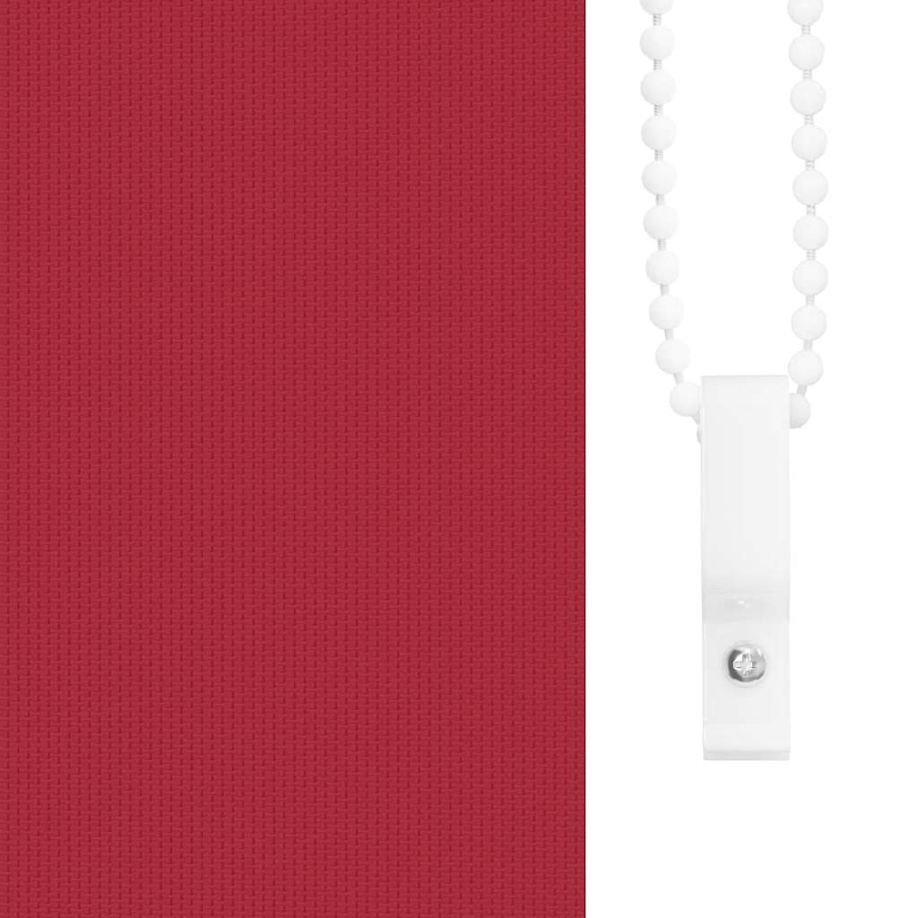 Jaluzea cu role opace Roșu 140x230 cm Lățime material 136,6 cm GartenMobel Dekor