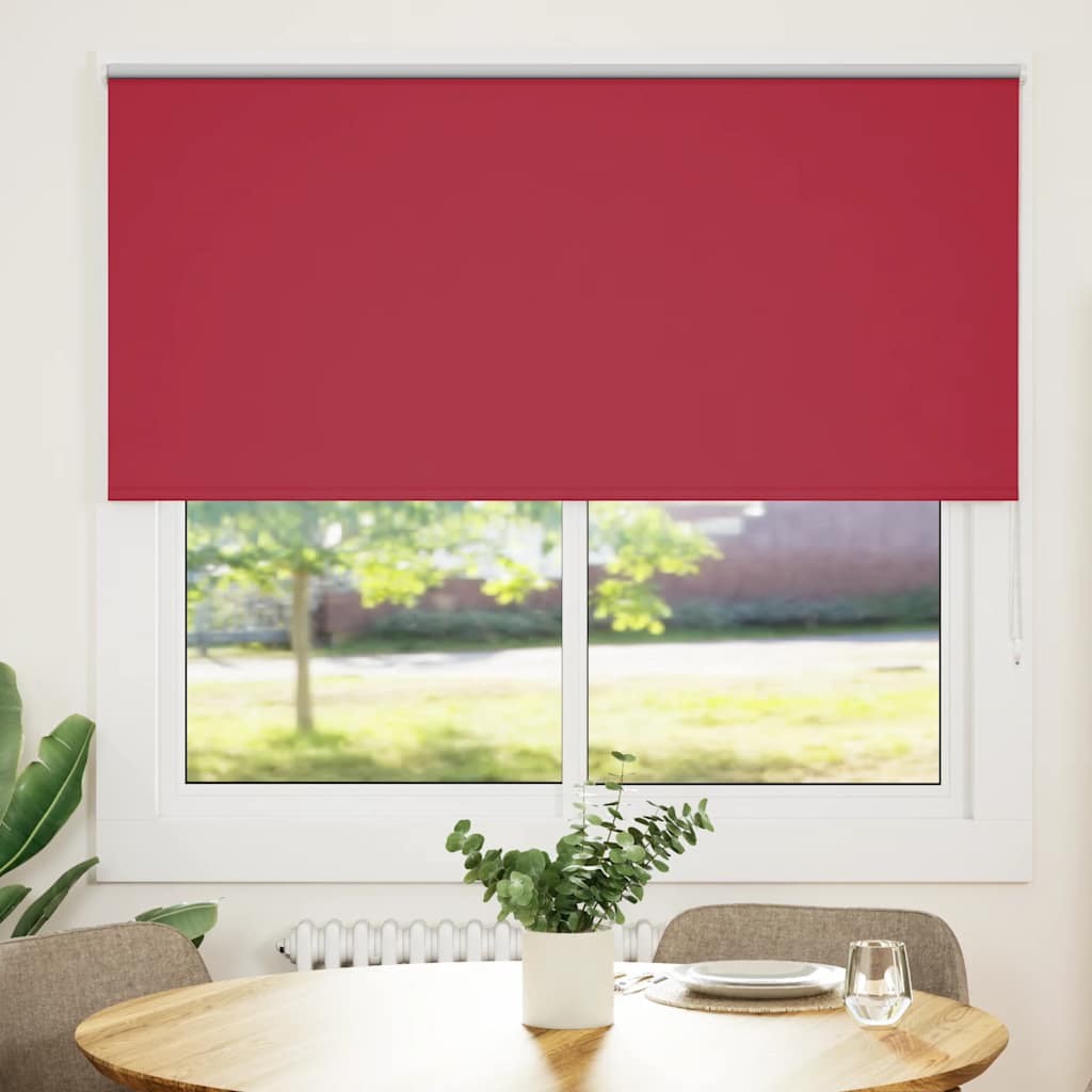 Jaluzea cu role opace Roșu 155x175 cm Lățime material 151,6 cm GartenMobel Dekor