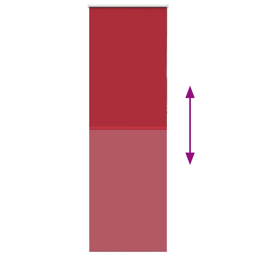 Jaluzea cu role opace Roșu 65x230 cm lățime material 60,7 cm GartenMobel Dekor