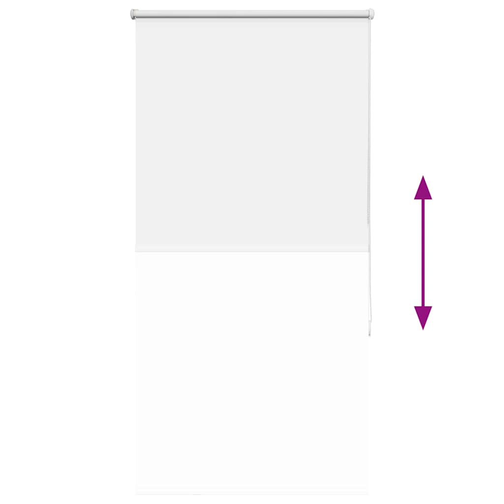 Jaluzea cu role opace alb 70x130 cm lățime material 65,7 cm GartenMobel Dekor