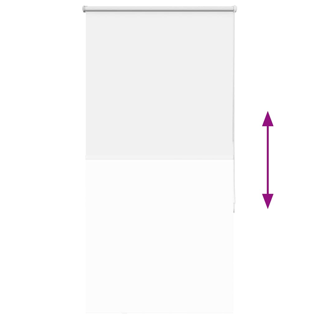 Jaluzea cu role opace alb 80x130 cm lățime material 75,7 cm GartenMobel Dekor