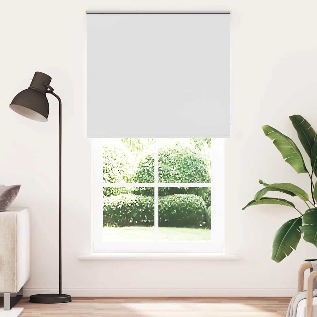 Jaluzea cu role opace alb 140x210 cm Lățime material 136,6 cm GartenMobel Dekor