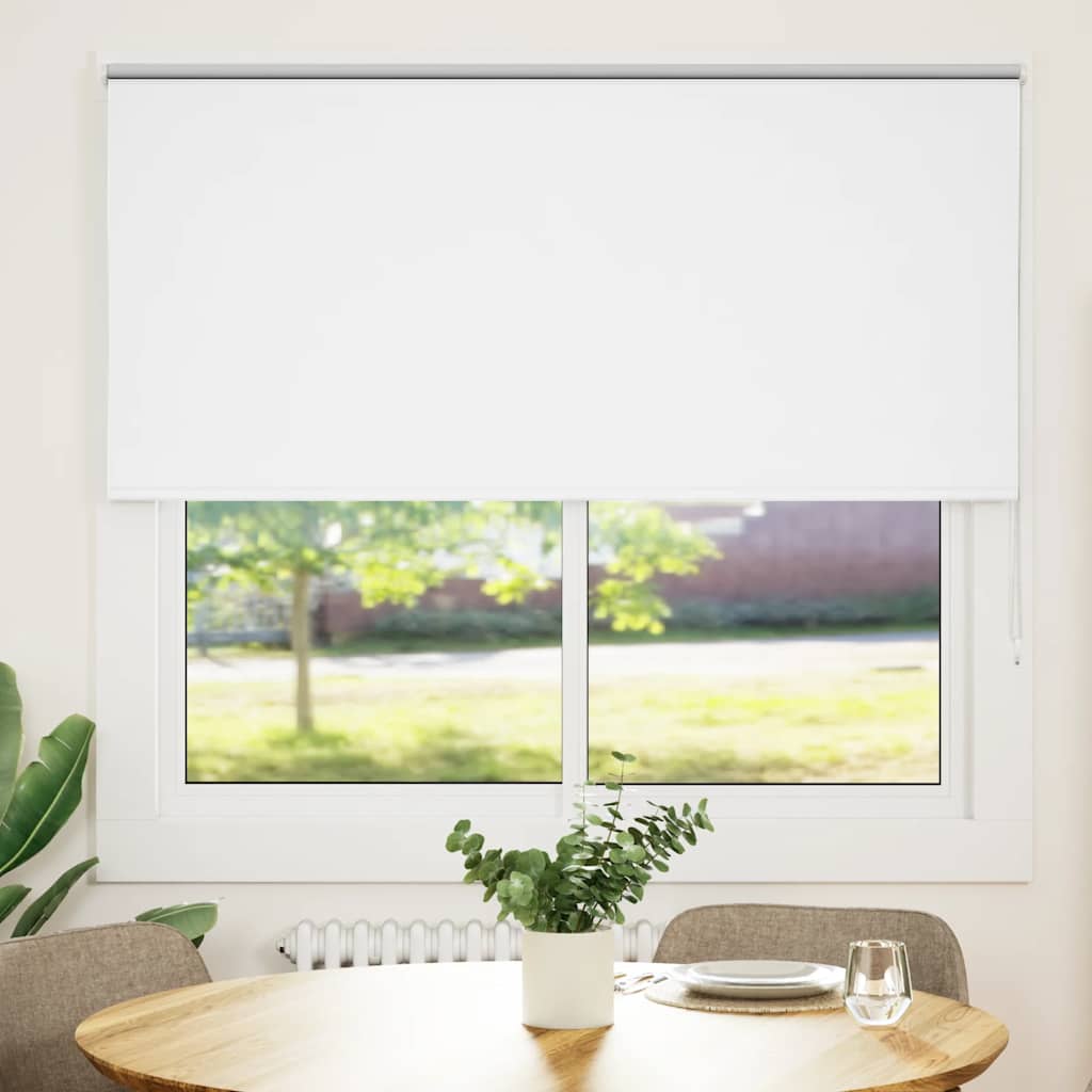 Jaluzea cu role opace alb 150x175 cm lățime material 146,6 cm GartenMobel Dekor