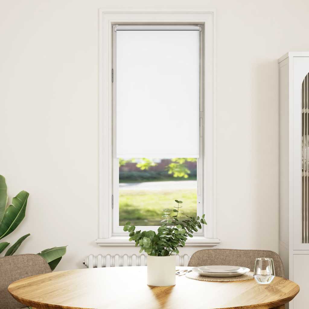 Jaluzea cu role opace alb 45x150 cm lățime material 40,7 cm GartenMobel Dekor