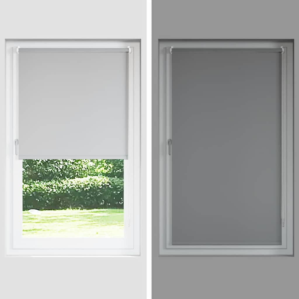 Jaluzea cu role opace alb 75x175 cm lățime material 70,7 cm GartenMobel Dekor