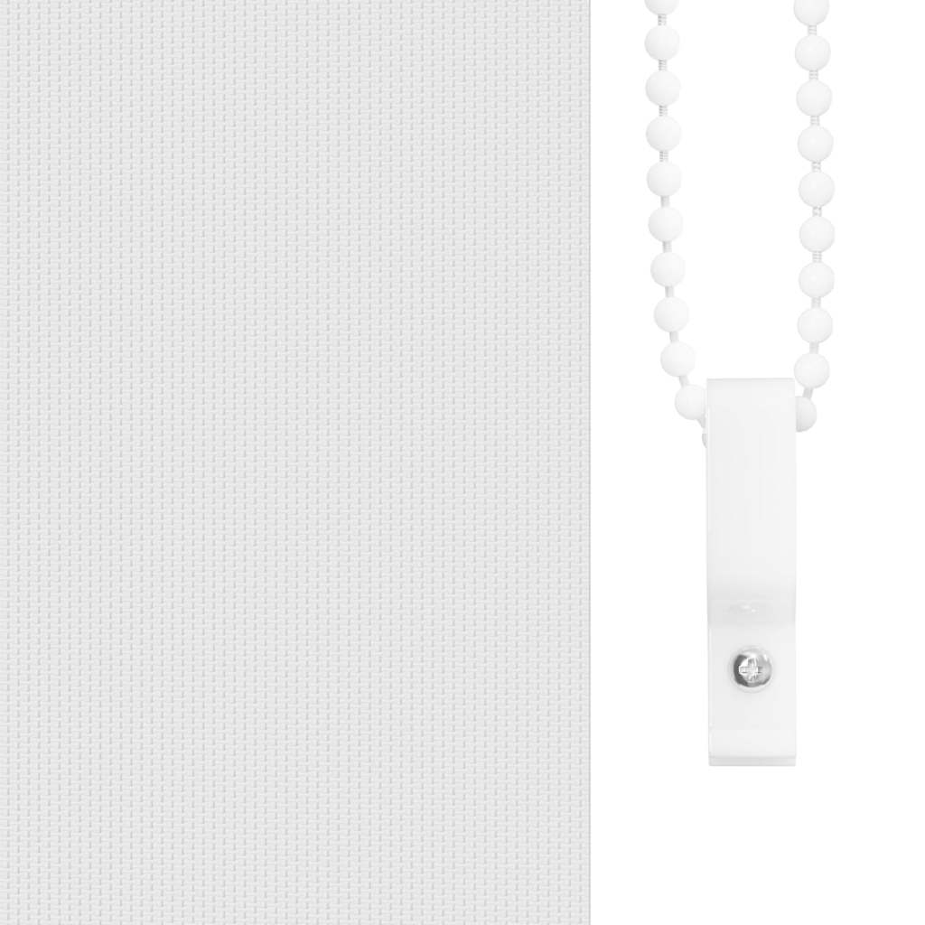 Jaluzea cu role opace alb 75x175 cm lățime material 70,7 cm GartenMobel Dekor