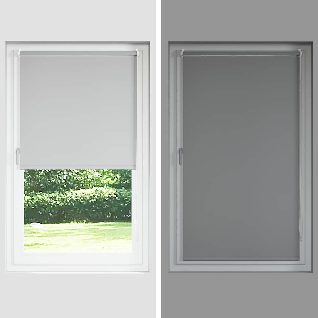 Jaluzea cu role opace alb 75x210 cm lățime material 70,7 cm GartenMobel Dekor