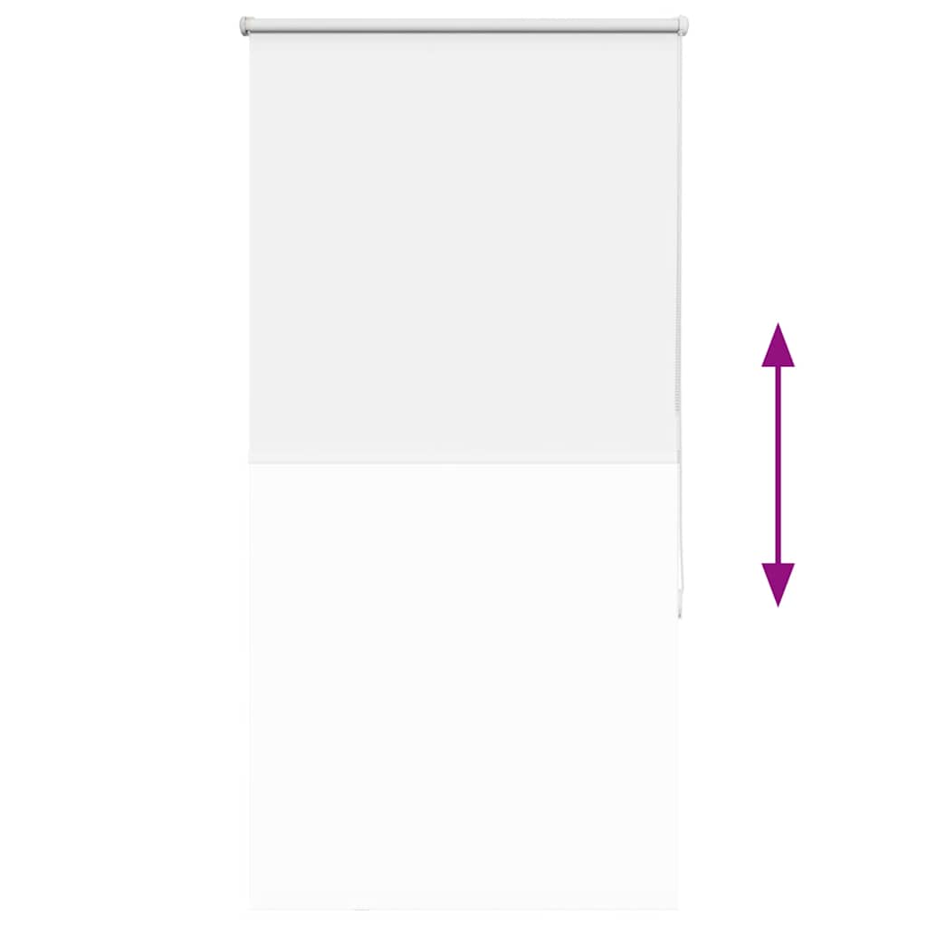 Jaluzea cu role opace alb 80x150 cm lățime material 75,7 cm GartenMobel Dekor