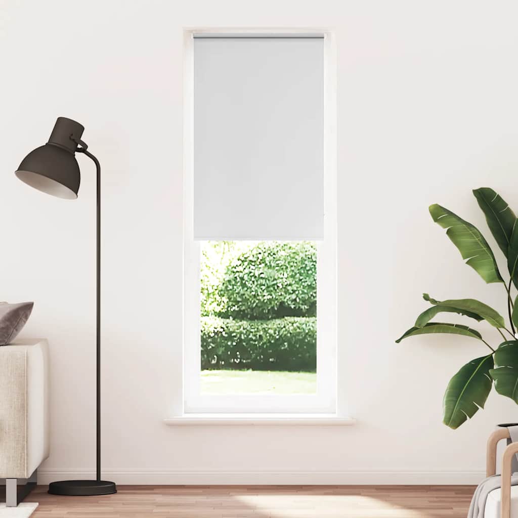 Jaluzea cu role opace alb 80x210 cm lățime material 75,7 cm GartenMobel Dekor