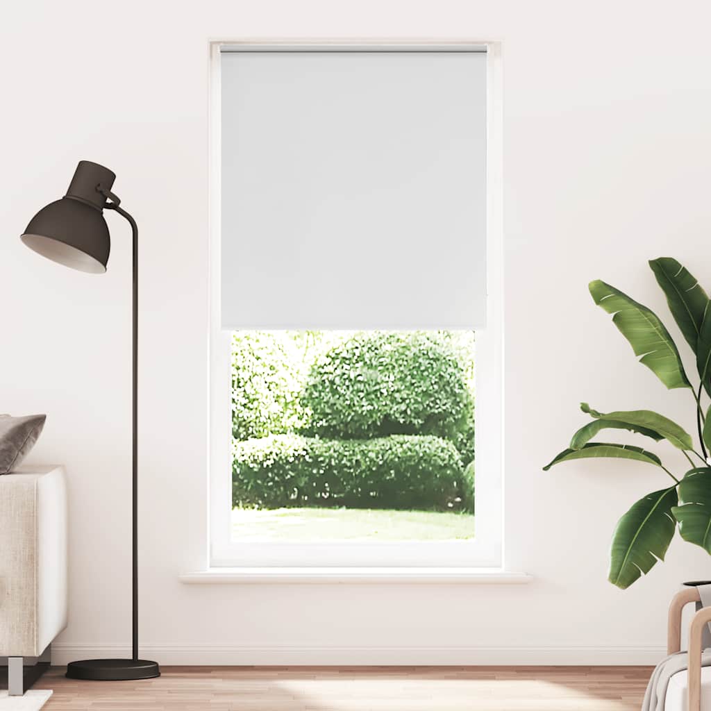 Jaluzea cu role opace alb 90x210 cm Lățime material 85,7 cm GartenMobel Dekor