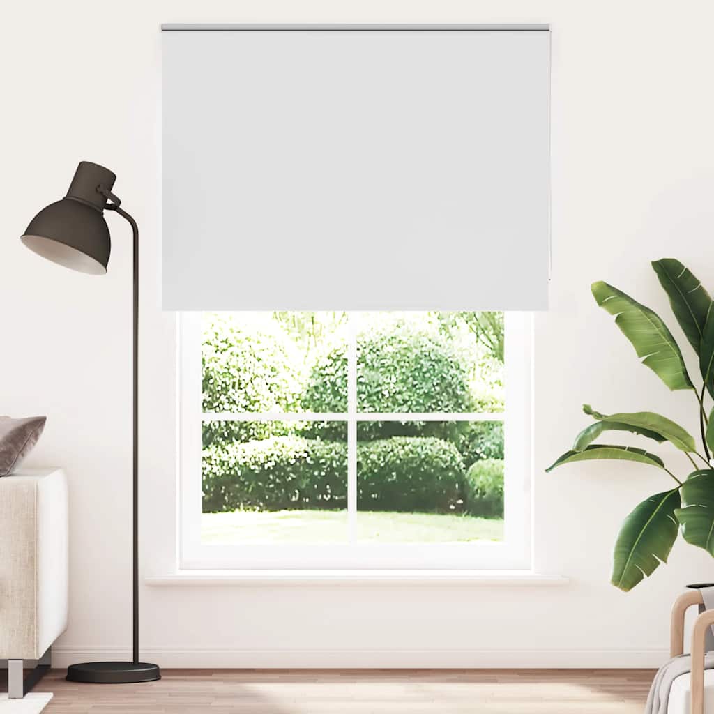 Jaluzea cu role opace alb 145x230 cm Lățime material 141,6 cm GartenMobel Dekor