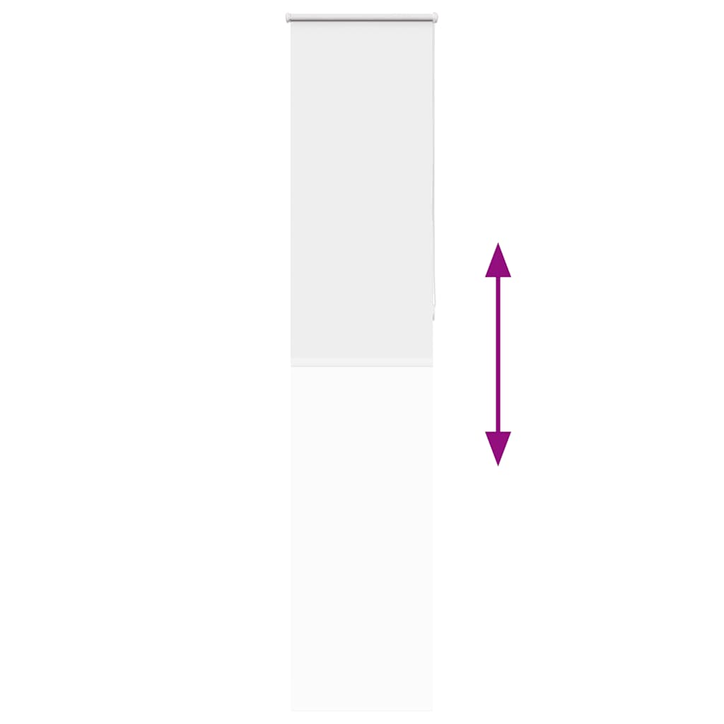 Jaluzea cu role opace alb 45x230 cm lățime material 40,7 cm GartenMobel Dekor