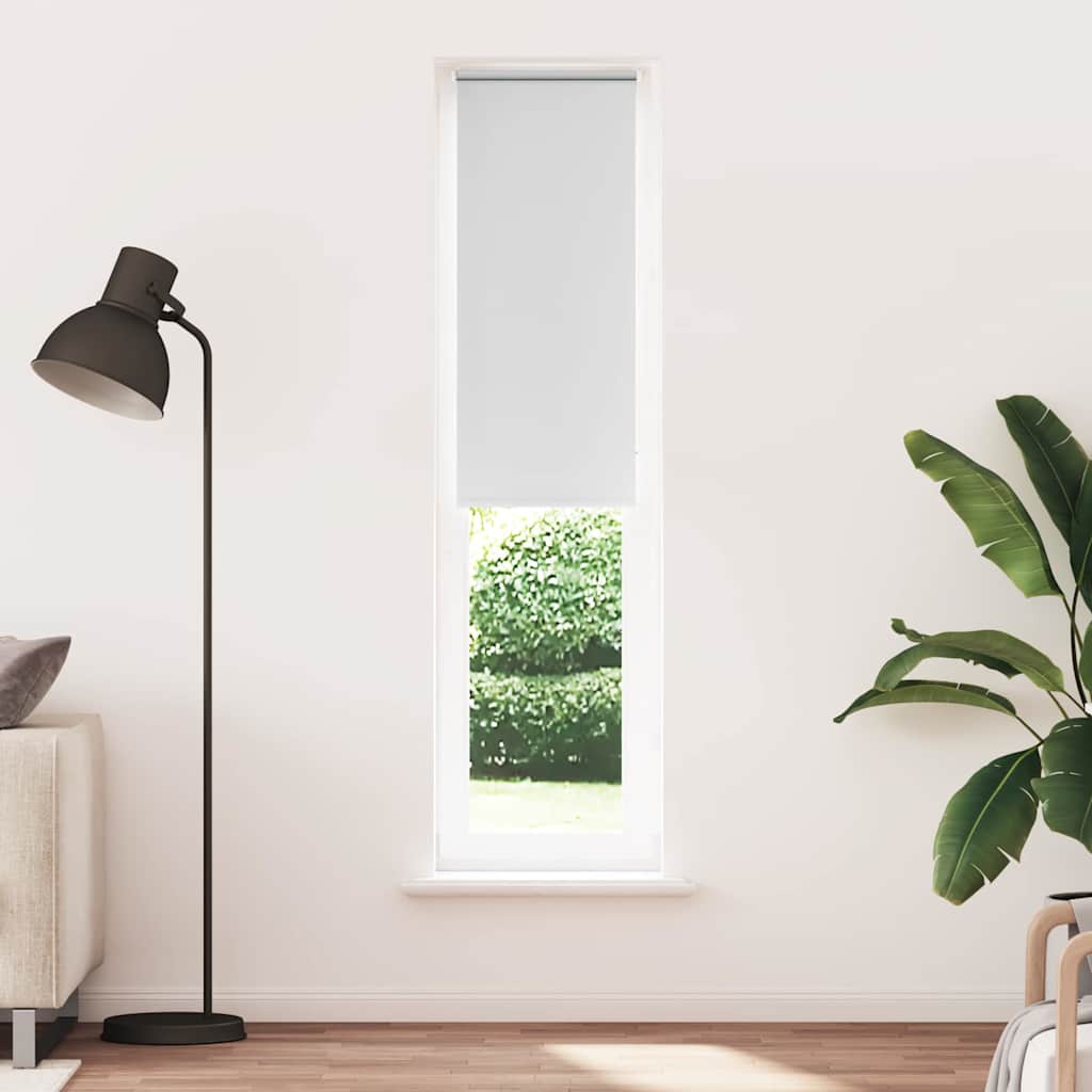 Jaluzea cu role opace alb 50x230 cm lățime material 45,7 cm GartenMobel Dekor