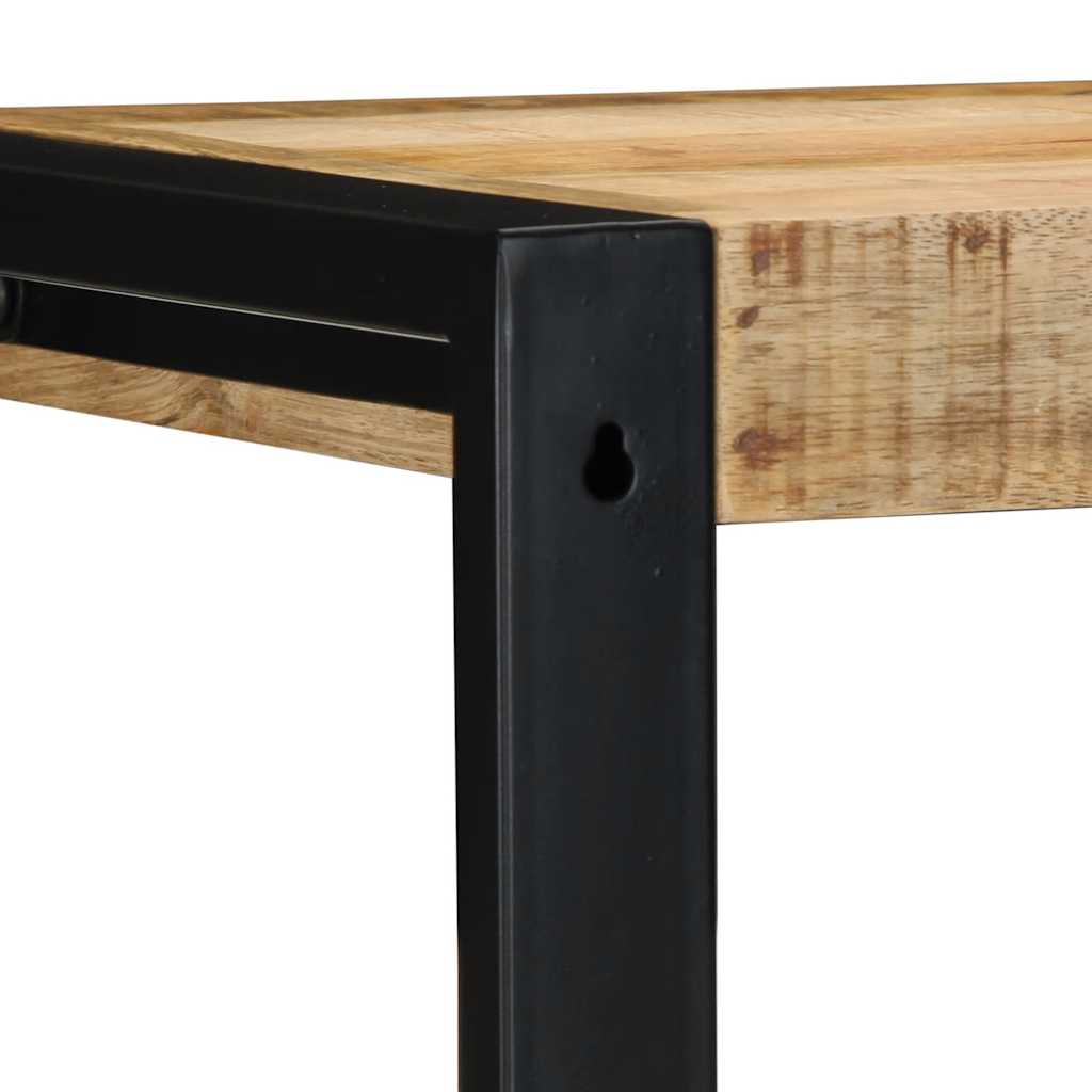 Raft de perete 35x35x100 cm lemn masiv de mango GartenMobel Dekor