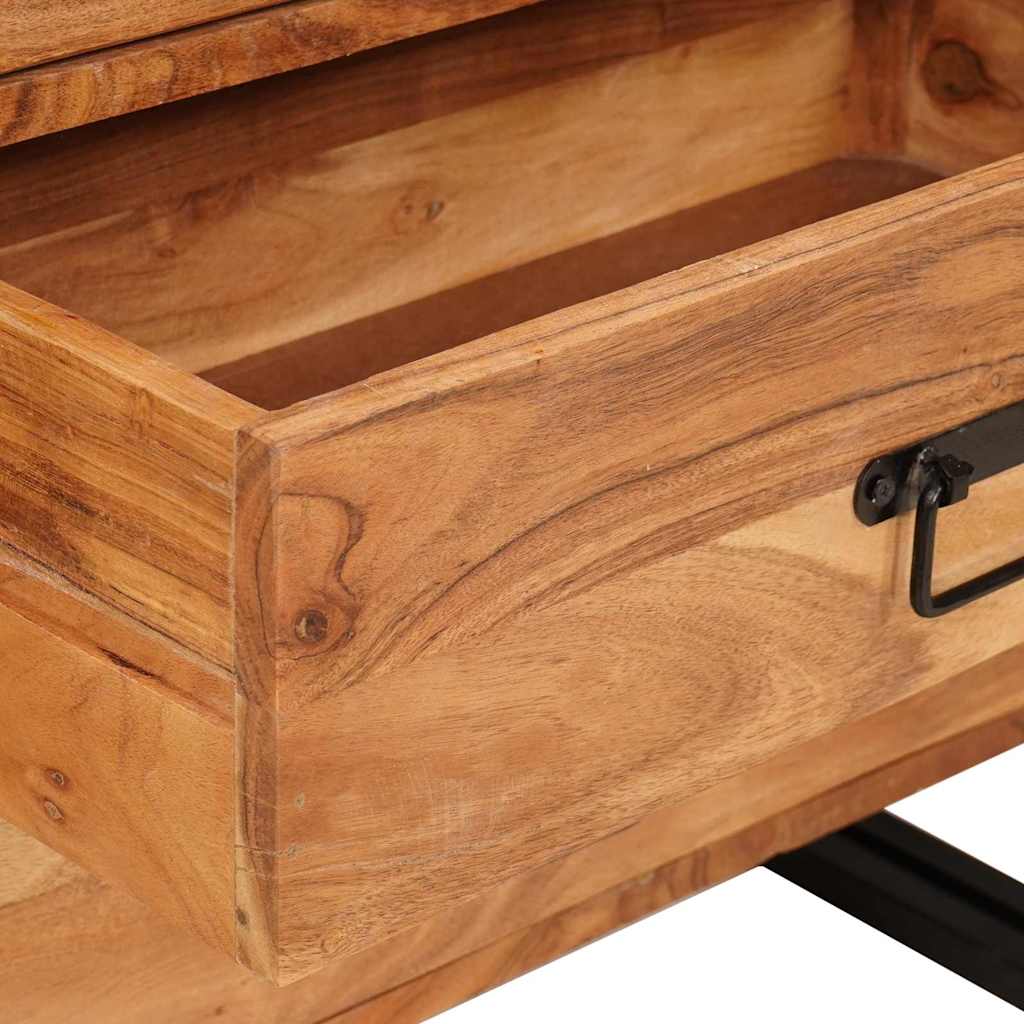 Bufet cu sertar Maro 66 x 33 x 70 cm lemn masiv de acacia GartenMobel Dekor