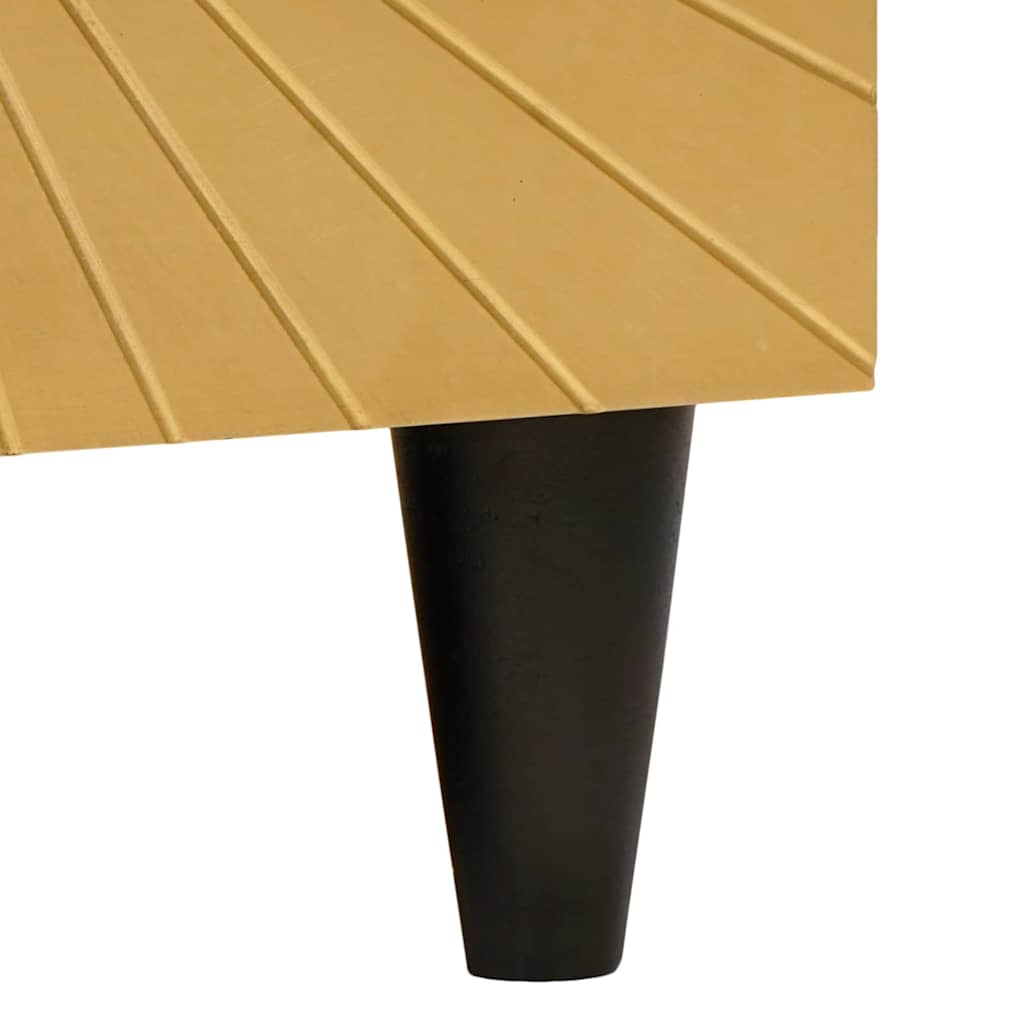 Masă de cafea Negru și Aur 80 x 50 x 40 cm GartenMobel Dekor