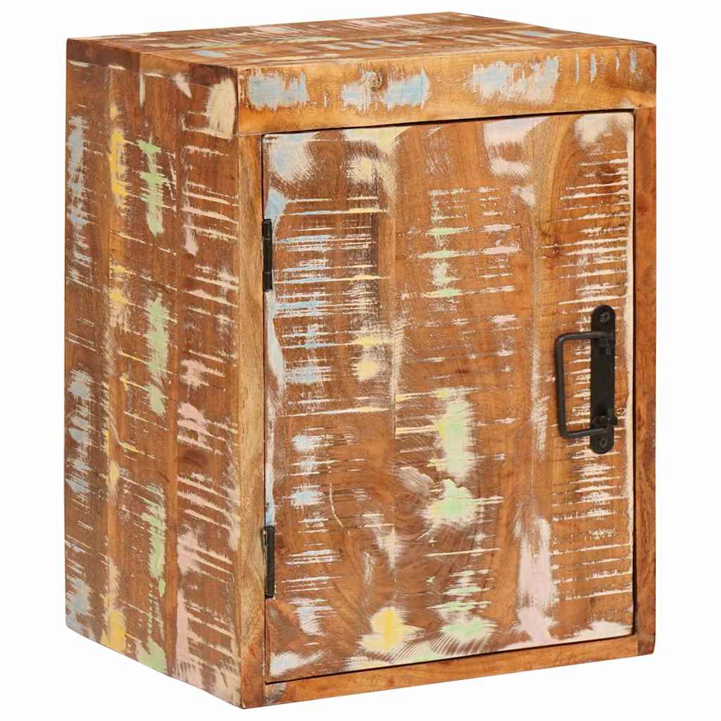 Noptieră 2 pcs Maro 35 x 33 x 48 cm Lemn Solid Recuperat GartenMobel Dekor