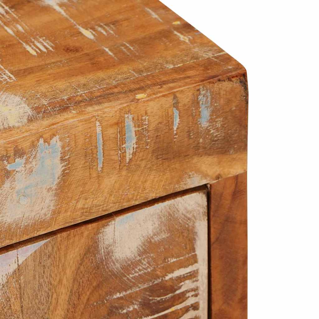 Noptieră 2 pcs Maro 35 x 33 x 48 cm Lemn Solid Recuperat GartenMobel Dekor