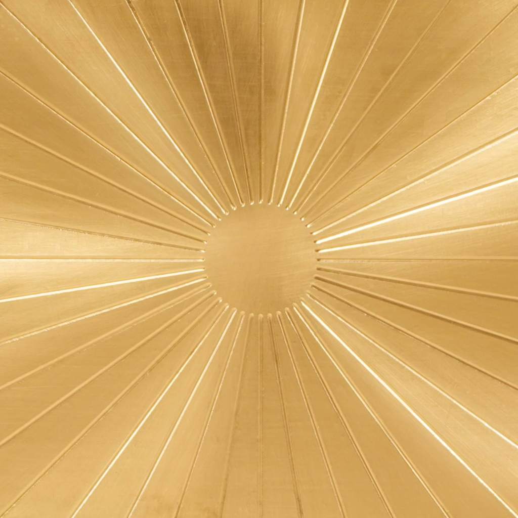 Noptieră Negru și Aur 40 x 33.5 x 46 cm Lemn masiv de mango GartenMobel Dekor