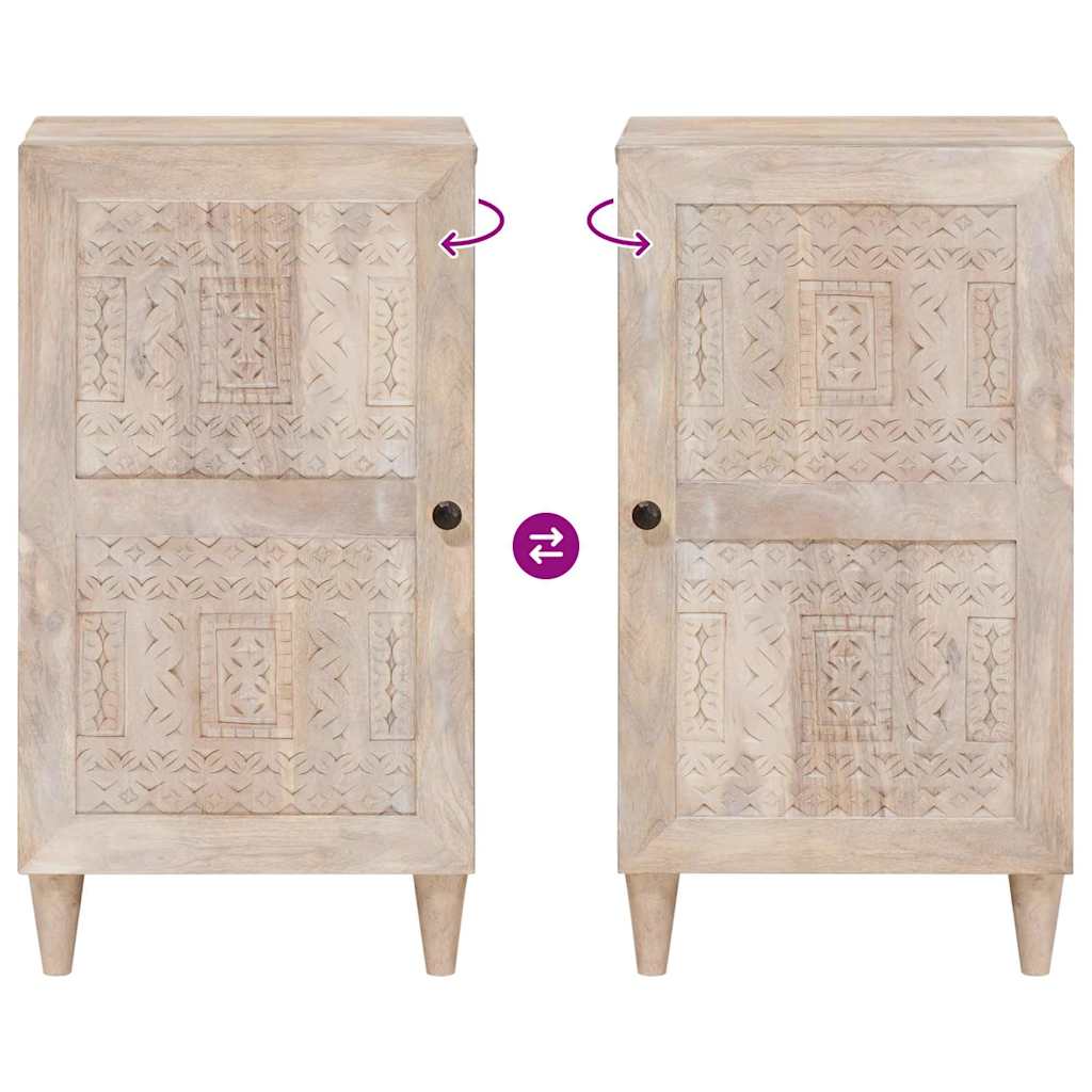 Bufet Alb 33.5 x 40 x 75 cm GartenMobel Dekor