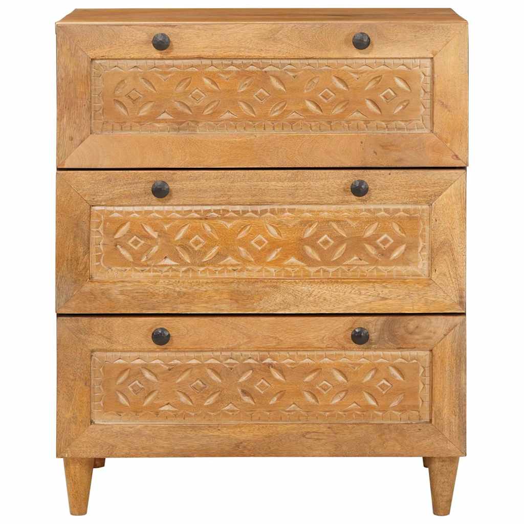 Bufet Maro deschis 60 x 33 x 75 cm Lemn masiv de mango GartenMobel Dekor