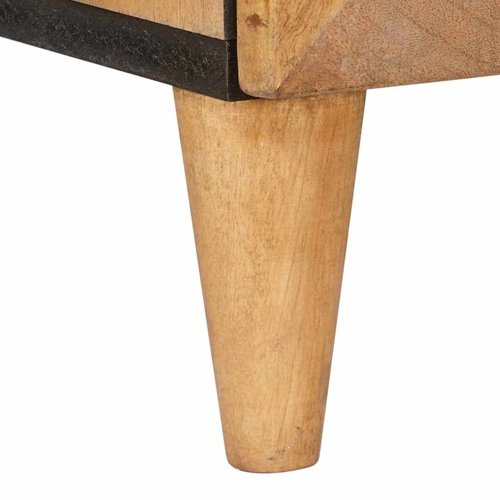 Bufet cu raft Maro deschis 40 x 33 x 110 cm Lemn masiv de mango GartenMobel Dekor