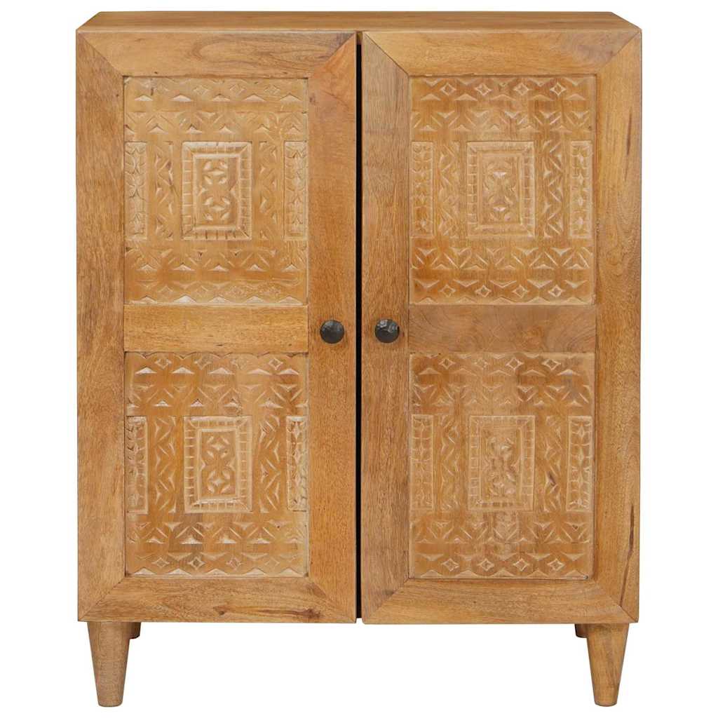 Bufet cu raft Maro deschis 60 x 33 x 75 cm Lemn masiv de mango GartenMobel Dekor