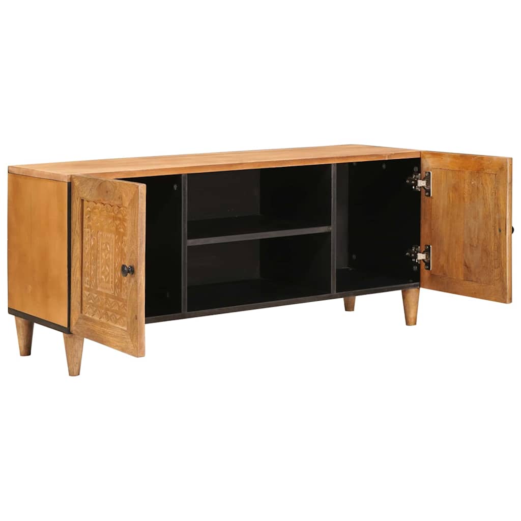 Cabinet TV Maro deschis 105 x 33 x 46 cm Lemn masiv de mango GartenMobel Dekor