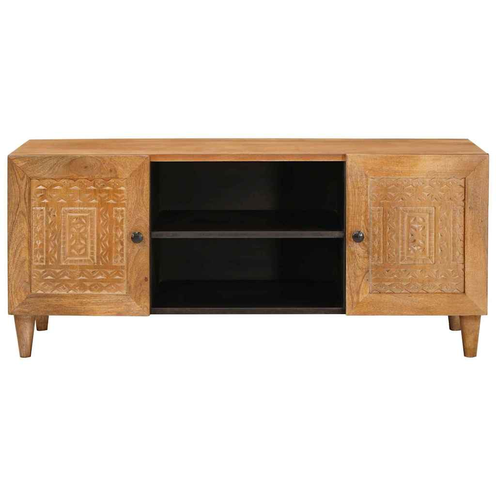 Cabinet TV Maro deschis 105 x 33 x 46 cm Lemn masiv de mango GartenMobel Dekor