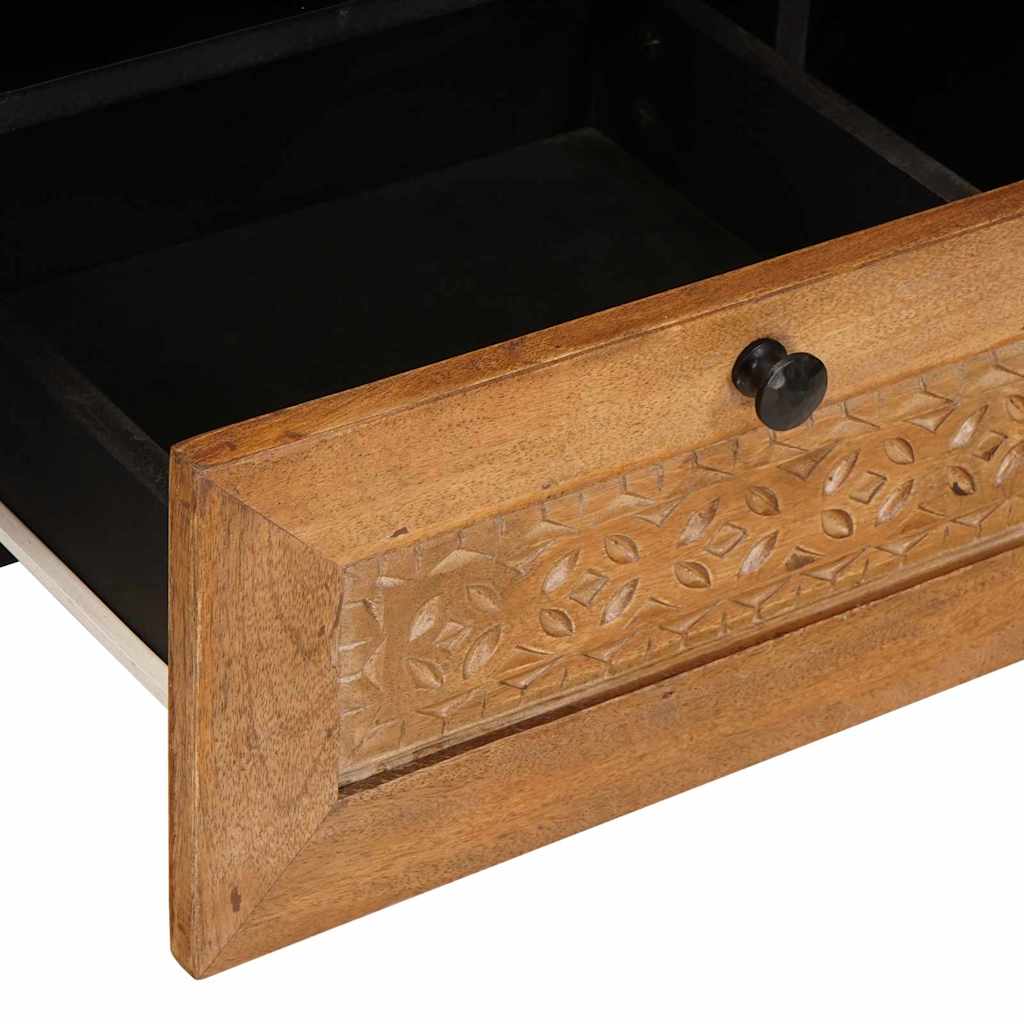 Cabinet TV Maro deschis 105 x 33 x 46 cm Lemn masiv de mango GartenMobel Dekor