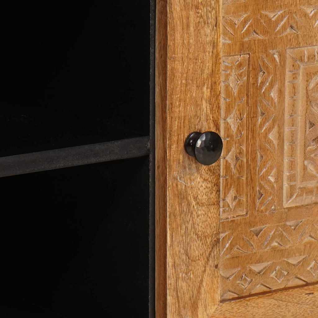 Cabinet TV Maro deschis 105 x 33 x 46 cm Lemn masiv de mango GartenMobel Dekor