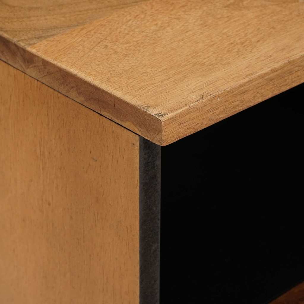 Cabinet TV Maro deschis 70 x 33 x 46 cm Lemn masiv de mango GartenMobel Dekor