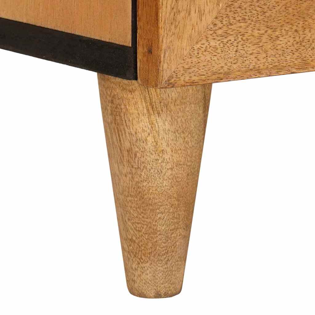 Cabinet TV Maro deschis 70 x 33 x 46 cm Lemn masiv de mango GartenMobel Dekor