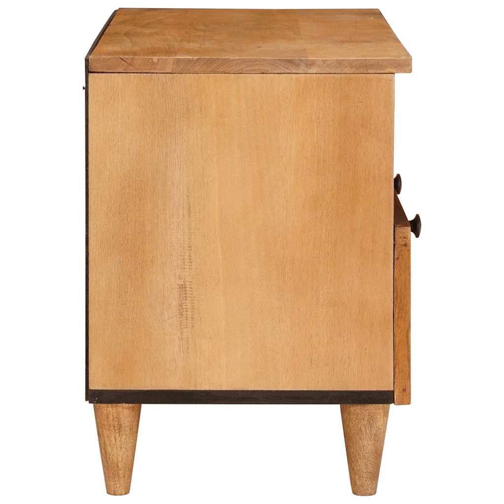 Cabinet TV Maro deschis 70 x 33 x 46 cm Lemn masiv de mango GartenMobel Dekor